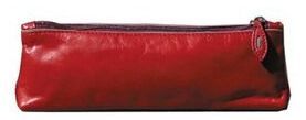 Brown Veg Tanned Calf Leather Cosmetic Case