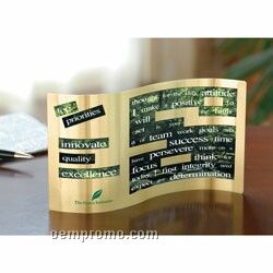 Gold Executive Wave Desk Display (Mountain Message Magnet)