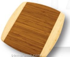 Hawaii Bamboo Molokini Square 2-tone Cutting Board