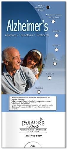 Alzheimer's Disease Pocket Slider Chart/ Brochure