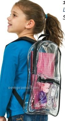 Clear Pvc Backpack (Blank)