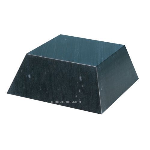 Large Black Marble Pyramid Base