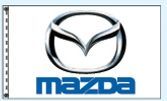 Standard Single Face Dealer Logo Spacewalker Flag (Mazda)