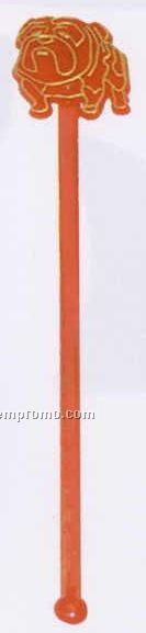 7" Stock Bull Dog Stirrer W/ 1 Color Tipping Imprint