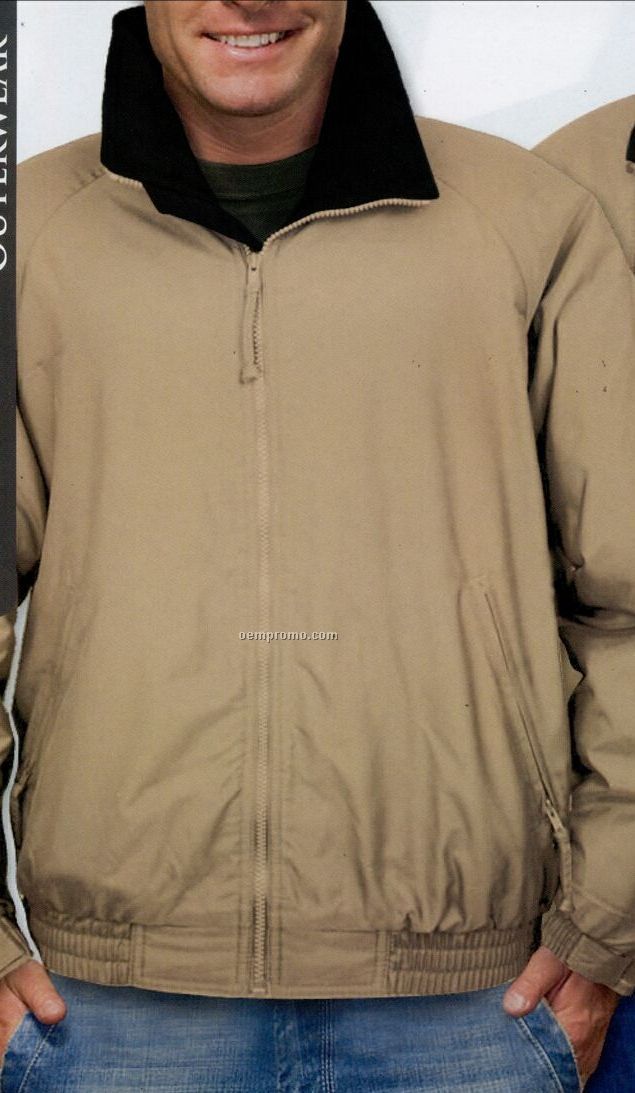 Men's Summit Microfiber Fleece Lined Performance Jacket (Blank - Xs-xl)