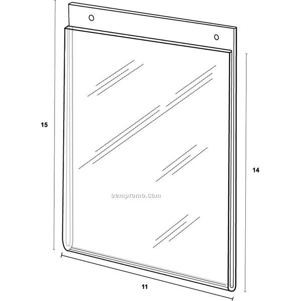 Wall Frame For 11'' W X 14'' H W/Holes