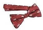 Custom Printed Silk Banded Bow Tie