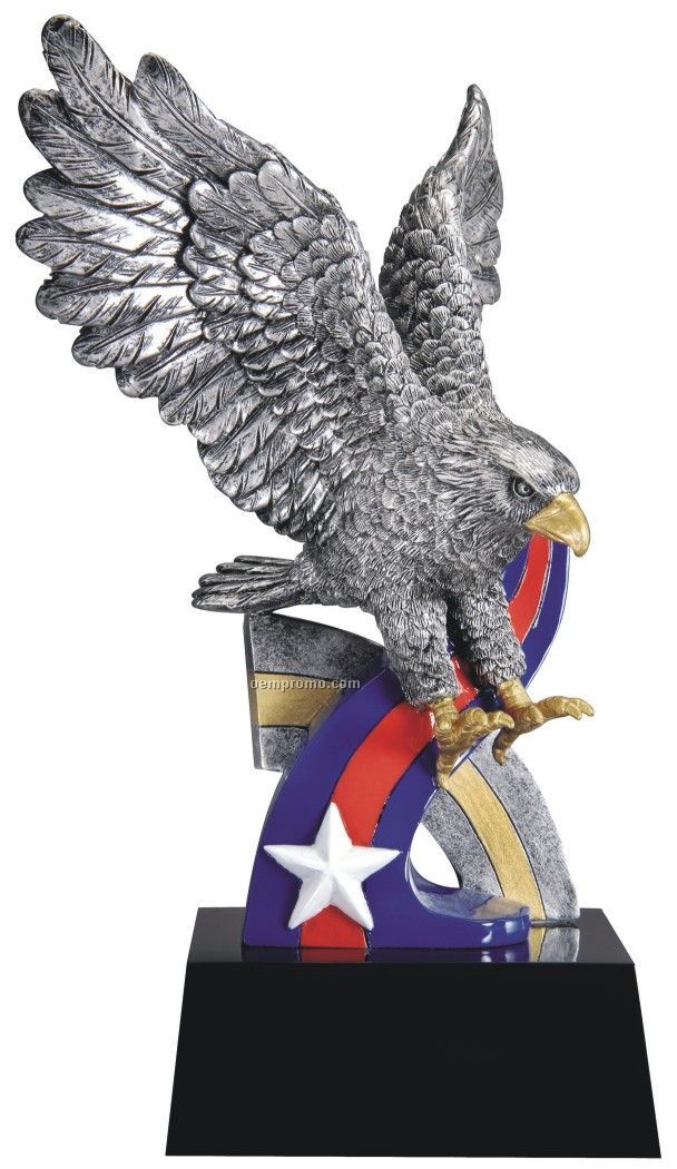 Eagle Resin Sculptures -12" Tall