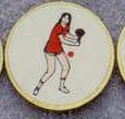 Medallions Stock Kromafusion Disc (Racquetball/Female)