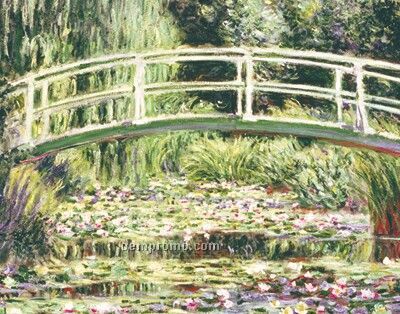 Monet Waterlily Garden Keepsake Box Note Cards