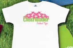 Pre-printed Cheer Campwear Tee Shirt & Short Set - Floral