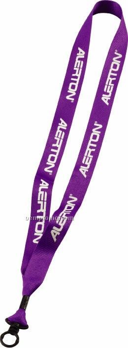 3/4" Economy Polyester Lanyard With Plastic O-ring (Same Day Service)