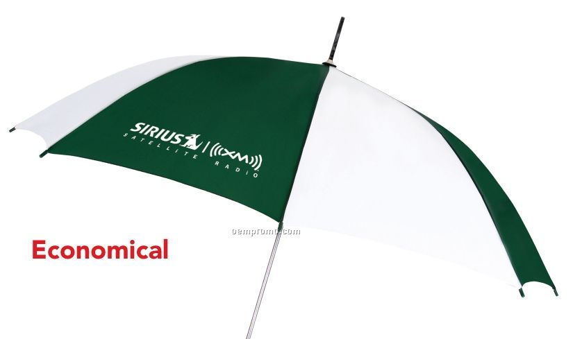 Sleek Golf Stick Umbrella With Wood Handle