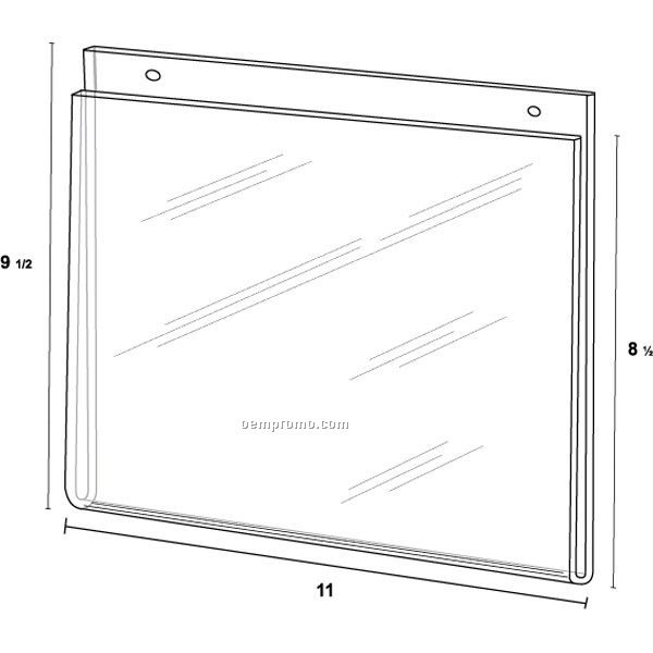 Wall Frame For 11'' W X 8 1/2'' H W/Holes
