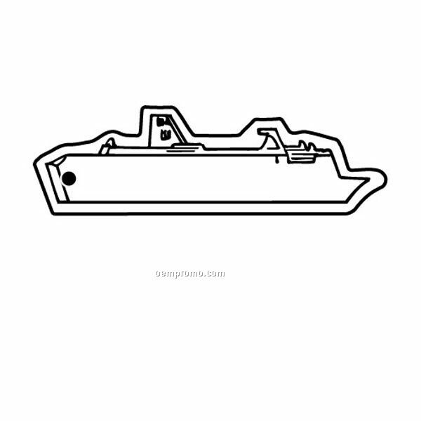 Stock Shape Collection Cruise Ship 3 Key Tag