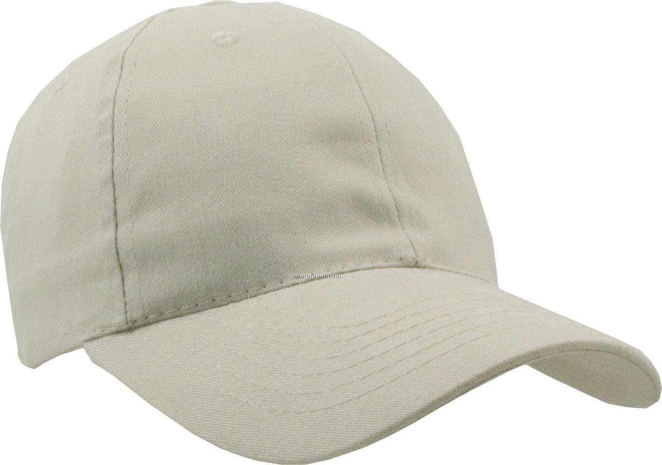 Brushed Cotton Twill Cap W/ Velcro Closure (Domestic 5 Day Delivery)