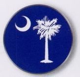 7/8" Stock Ball Markers (South Carolina Flag)