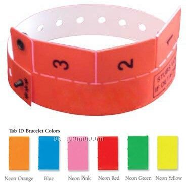 Blank Vinyl 4 Tab Id Bracelet