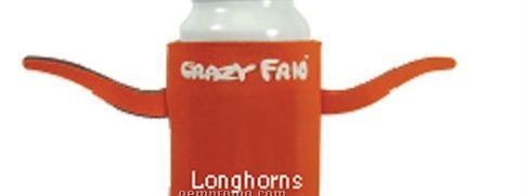 Crazy Frio Beverage Holder - Longhorns W/ 2 Appendages