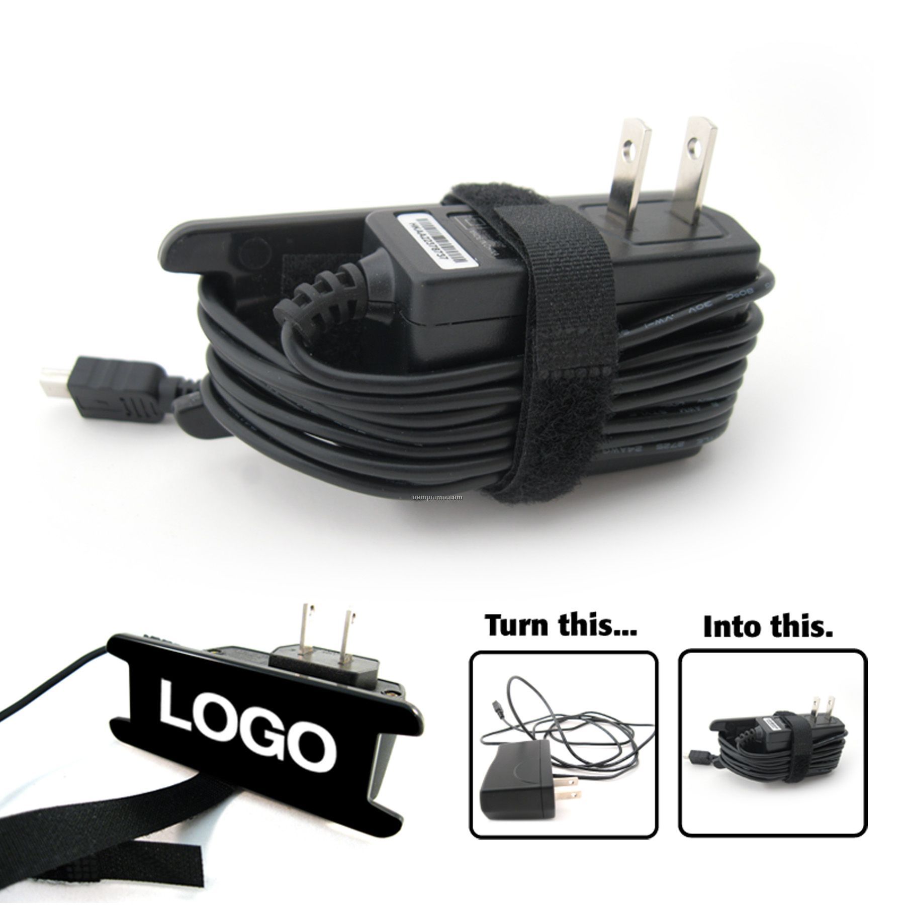 Plug Hugger Mini Cord Organizer For Cell Phone And Other Accessory Chargers