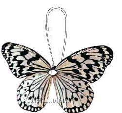 Black & White Butterfly Zipper Pull