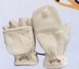 Combo Winter Fleece Mitten/ Cut Off Fingers Gloves
