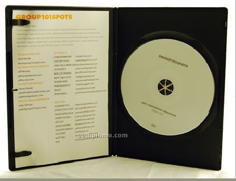 DVD Replication Retail In Black Slim Amaray Case With 4/0 Insert (DVD 5)