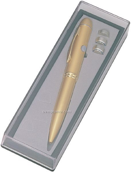 Gold Laser Pointer Pen