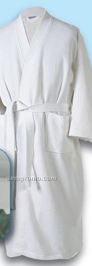 Most Popular Colored One Size Fits All Kimono Style Robe White
