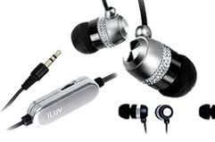 Iluv Aluminum In-ear Earphones With In-line Volume Control
