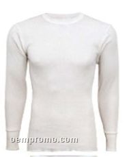 Men's Natural Beige Thermal Underwear Shirt
