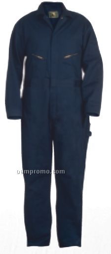 Red Cotton Twill Deluxe Unlined Coverall (S) 30