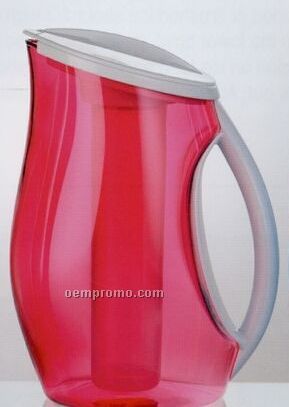 Red Iced Pitcher With Color Sleeve