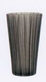 Straw Black Small Crystal Vase By Ingegerd Raman