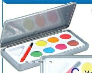 Water Color Paint Set W/ 7 Colors (Imprinted)