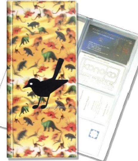 128 Card 3d Lenticular Business Card File - Stock (Dinosaurs)