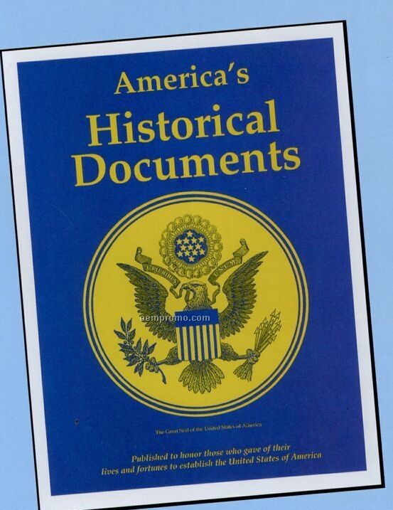 America's Historical Documents Soft Cover Book