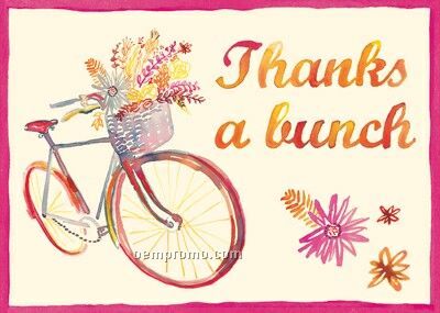 Bicycle Thank You Notes