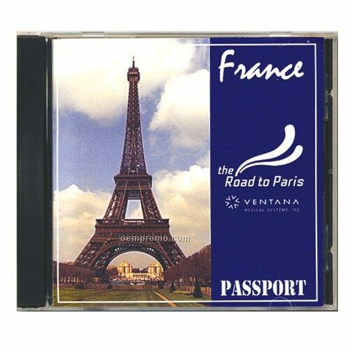 France Passport Travel Music CD