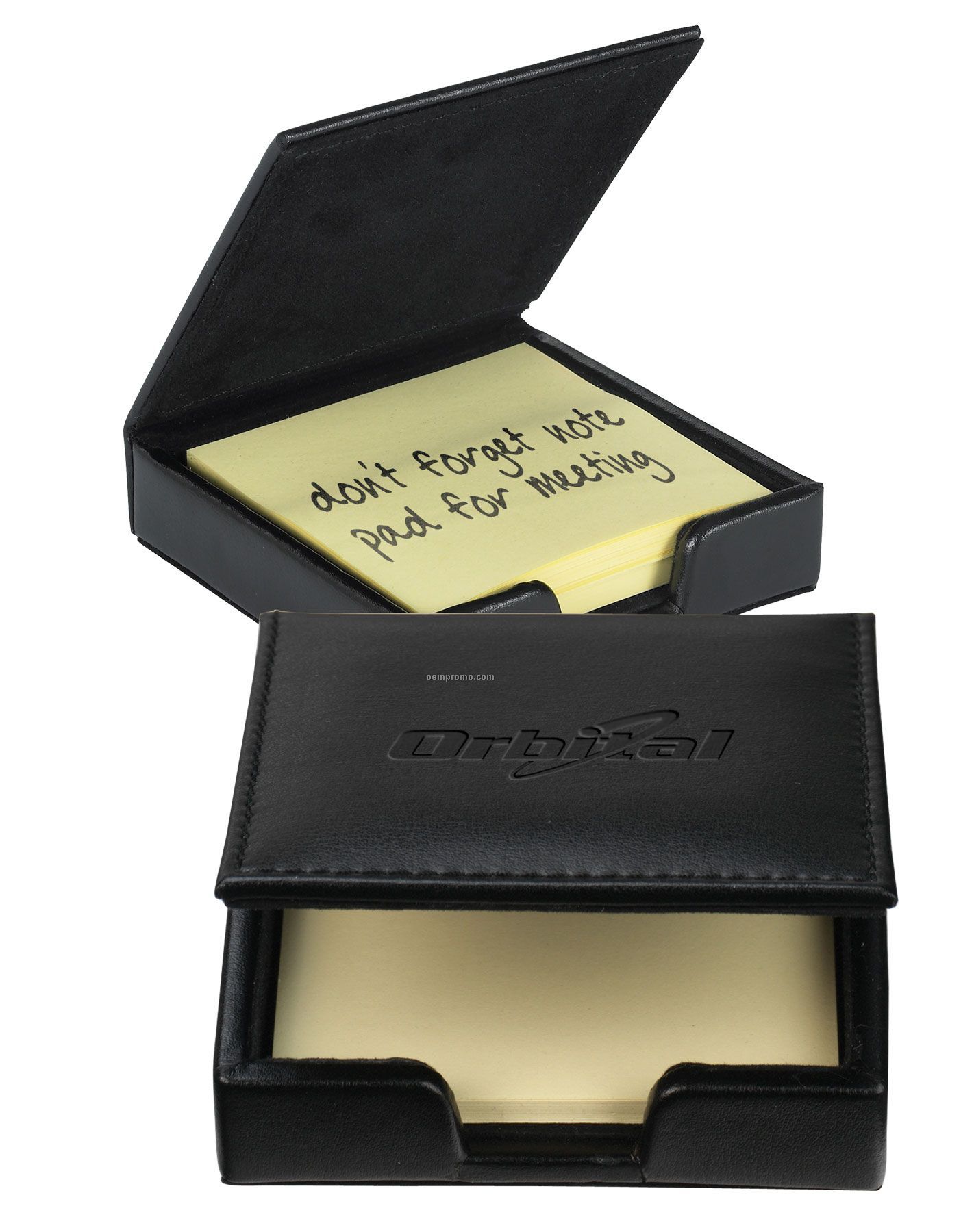 Insight Leather Adhesive Note Holder