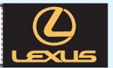 Standard Single Face Dealer Logo Spacewalker Flag (Lexus)