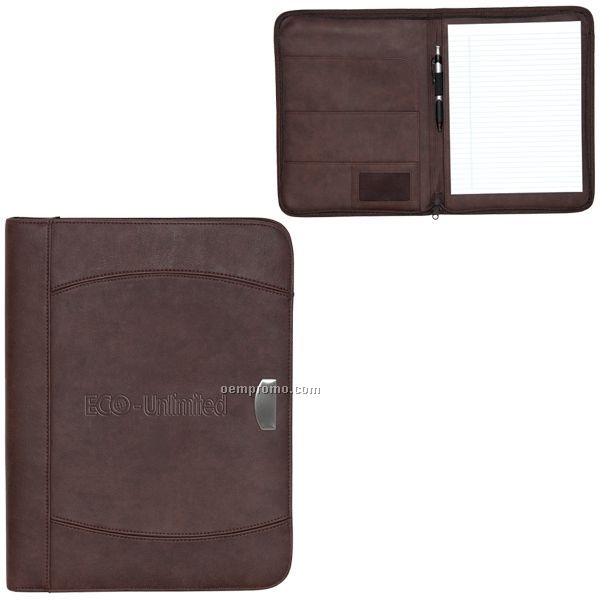 Zippered Notebook Portfolio (10"X13"X1") (Printed)