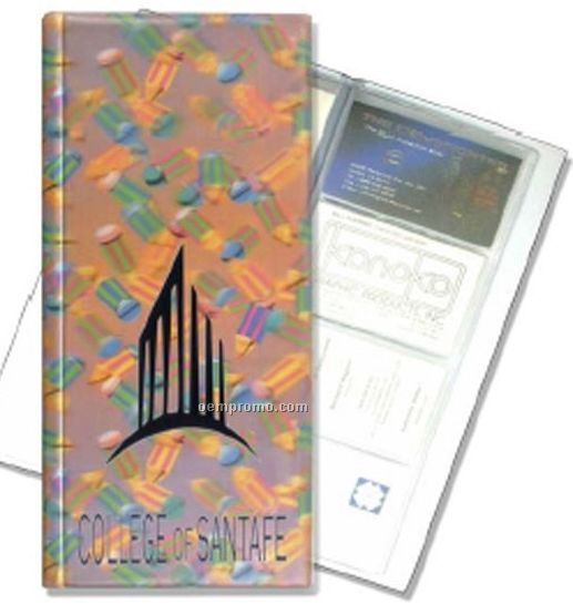 128 Card 3d Lenticular Business Card File - Stock (Pencils)