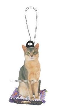Abyssinian Cat Zipper Pull
