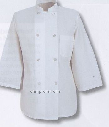 Chef Designs 3/4 Sleeve 8 Pearl Button Chef Coat