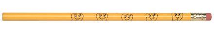 Colorama Single Yellow #2 Pencil W/ Apples Background