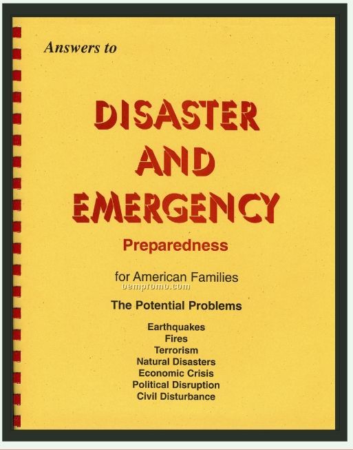 Disaster And Emergency Preparedness Booklet