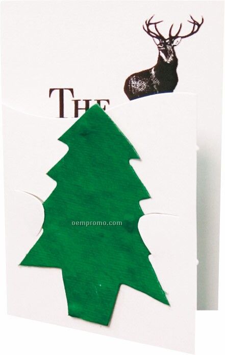 Floral Seed Paper Pop-out Booklet - Tree