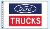 Standard Single Face Dealer Logo Spacewalker Flag (Ford Trucks)