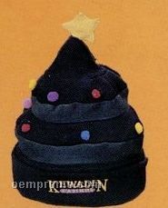 Winter Fleece Christmas Tree Novelty Hat